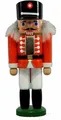 Produktbild: Rudolphs Schatzkiste Nussknacker Husar rot BxHxT 5x15x4cm NEU Weihnachten Seiffen Nutcracker Nüsse Erzgebirge Winter Dekoration Holzkunst Holz Weihnachtsmann Christmas Walnuss