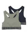 Produktbild: NAME IT Mädchen Nkfshort Top 2p Noos Bustier, Seagrass, 134-140 EU
