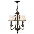 Produktbild: Elstead Plymouth Kronleuchter E14 3-fach Ältere Bronze