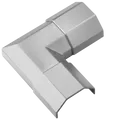 Produktbild: CAB 90780 - Kabelkanal Eckstück, 33 mm silber