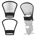 Produktbild: 3 Stück Blitz Reflektor Universal Silber Weiß Blitz Diffusor 2 in 1 Klein Fla...