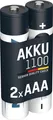 Produktbild: Akku Micro AAA, 2 Stück, 1050 mAh 1,2V NI-MH, wiederaufladbar