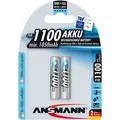 Produktbild: Ansmann 5035222 1x2 Ansmann NiMH Akku 1100 Micro AAA 1050 mAh