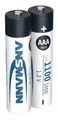 Produktbild: ANSMANN NiMH Akku Micro AAA Typ 1100 (min. 1050 mAh) 2er Blister Akku #13068209