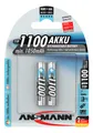 Produktbild: ANSMANN 5035222 NiMH Akku Micro AAA Typ 1100 (min. 1050 mAh) 2er Pack aufladbar