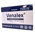 Produktbild: Venalex MPFF– Mikronisierte Gereinigte Flavonoidfraktion (Diosmin 450 mg & Hesperidin 50 mg) – Unterstützt venöse Zirkulation, Lymphfluss & Beinwohlbefinden – 60 Kapseln – GMP & ISO Zertifiziert, CoA.