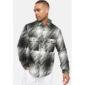 Produktbild: Indicode Hemdjacke Herren Spin Übergangsjacke Herrenjacke mit klassischem Karomuster blau M (46)