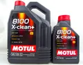 Produktbild: Motul 5W30 5W-30 8100 X-clean+ Öl Motorenöl Benzin Diesel 109220 109222 6Liter