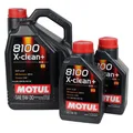 Produktbild: MOTUL 8100 X-CLEAN+ 5W-30 - 5+2 Liter MB 229.51, BMW LL-04, VW 507.00/504.00 7L