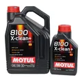 Produktbild: MOTUL 8100 X-CLEAN+ 5W-30 - 5+1 Liter MB 229.51, BMW LL-04, VW 507.00/504.00 6L