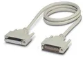Produktbild: Phoenix Contact Seriell, Parallel Anschlusskabel [1x D-SUB-Buchse 25pol. - 1x D-SUB-Stecker 25pol.] 2.00m Weiß