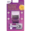 Produktbild: AVERY Zweckform Textilstempel selbstfärbend schwarz ohne Logo, 1 St.