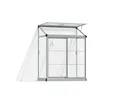 Produktbild: Canopia by Palram Lean To 4x2 Anlehngewächshaus 125x63.5cm Silber Aluminiumrahmen mit Transparent Polycarbonatplatten