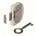 Produktbild: HETTICH Aufschraubschloss, 20 mm, Kunststoff, weiß
