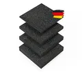 Produktbild: BAUHELD® Terrassenpads 90x90x 6mm [55 Stück] Stabile Bautenschutz-Matte aus Gummi-Granulat [Made in Germany] Als Unterleg-Platten für Terrassen-Fliesen, WPC Terrassen-Dielen, Stelzlager, Balkon