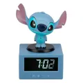 Produktbild: Paladone Stitch Wecker mit Nachtlicht und Musikalarm, offizielles Disney-Produkt, 16,5 cm
