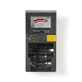 Produktbild: Nedis Batterietester Akku Tester 9V/1.5V/AA/AAA/C/D Knopfzellen Universal Prüfer