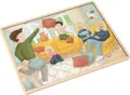 Produktbild: EDUPLAY 120787 Puzzle Kissenschlacht Patchwork