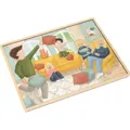 Produktbild: Puzzle Kissenschlacht Patchwork Sperrholz, MDF - 35 Teile - Lernpuzzle