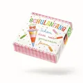 Produktbild: 20 Servietten Einschulung Mädchen rosa pastell als Tischdeko Deko Schuleinführung Schule mit Zuckertüte und ABC. Deko Schulanfang Mädchen Schulkind 2025 mit Spruch 33x33cm