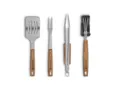 Produktbild: BURNHARD® Grillbesteck-Set Akazienholz Grillbesteck-Set 4-tlg., (4 tlg), Grillzange, Grillwender, Grillgabel, Grillbürste