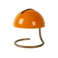 Produktbild: Lucide Retro-Tischleuchte Cato mit Milchglasschirm orange Tischlampe Lampe Spot