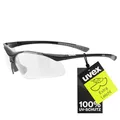 Produktbild: uvex sportstyle 223 - Sportbrille für Damen und Herren - 100% UVA-, B, C Schutz - druckfreier Sitz & perfekter Halt - black grey/clear - one size