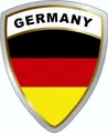 Produktbild: Hermann Schütz Aufkleber Deutschland-Wappen Dimension 45x35mm  Aufkleber