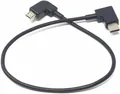 Produktbild: Micro USB auf 3.1 Typ C gewinkelt Kabel 30cm Ladekabel für Bosch Kiox