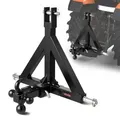 Produktbild: VEVOR 3-Punkt-Anhängerkupplung, 5,08 cm Empfänger, Dreipunktaufnahme mit 3 Anhängerkugeln, Traktor-Deichseladapter, kompatibel mit Kubota, Mahindra