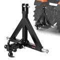 Produktbild: VEVOR 3-Punkt-Anhängerkupplung 5,08cm Traktor Dreipunktaufnahme 530x165x53,5mm