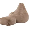 Produktbild: icon Sitzsack, Mokka, Textil, 200 L, 1-Sitzer, Freiform, 90x73x84 cm, Hergestellt in Deutschland, Oeko-Tex® Standard 100, Reach, Wohnzimmer, Hocker, Sitzsäcke, XXL Sitzsäcke