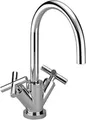 Produktbild: Dornb 1-Loch-Waschtischbatterie TARA mit Ablaufgarnitur Ausladung 165mm chrom