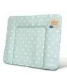 Produktbild: pic Bear Wickelauflage - hochwertige OEKO-TEX Wickeltischauflage - pflegeleichte Wickelunterlage - Auflage Wickelkommode - 85 x 72 cm - Sterne celadon