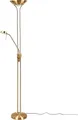 Produktbild: Lindby LED-Standleuchte Josefin, messing, Leselicht, dimmbar