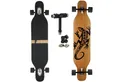 Produktbild: FunTomia Longboard Camber Ahornholz Longboard in 3 Flex Stufen + T-Tool, Camber Twin Tip