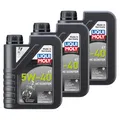 Produktbild: 3 L Liqui Moly Motoröl  Motorrad 4Takt 5W-40 HC Scooter API SN PLUS JASO MA2