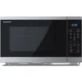 Produktbild: Sharp Microwave Oven YC-MS252AE-S Free standing 25 L 900 W Silver (25 l) (YC-MS252AE-S)