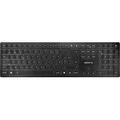 Produktbild: CHERRY KW 9100 SLIM: Elegante kabellose Tastatur mit vielseitiger Verbindung - Schwarz