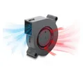 Produktbild: Delock Radiallüfter / Lüftergebläse 12 V DC 50 x 50 x 15 mm mit 3-Pin Lüfteranschluss, schwarz (50 mm) (67490)