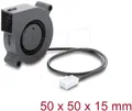 Produktbild: DELOCK 67490 - Radiallüfter 50 x 50 mm, schwarz
