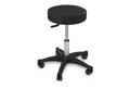 Produktbild: Physa Drehhocker Rollhocker Arbeitshocker höhenverstellbar 45-58 cm Kunstleder Schwarz, Schwarz