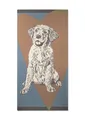Produktbild: CODELLO PRINTED SCARF POLYESTER/VISCOSE DOG (BLU2)