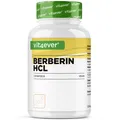 Produktbild: Berberin HCL - 120 Kapseln á 500mg + Piperin - Extra Hochdosiert + Vegan