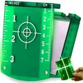 Produktbild: Zieltafel Laserzieltafel für Kreuzlinienlaser, Laserwasserwaage, Laser Zielscheibe Magnetische Laser Zieltafel Laserzielgerät mit Reflektoren Retoo
