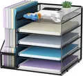 Produktbild: Marbrasse Schreibtisch Organizer und Büro Zubehör, 5-Fach Briefablage Organizer