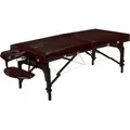 Produktbild: Master-Massage Massageliege Supreme, dunkelbraun, klappbar, höhenverstellbar, 2 Zonen, 71cm breit