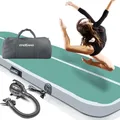 Produktbild: AIR Tracking TRACK Matte - aufblasbar, Tumbling Matte 10 cm - 20 cm hoch, mit elektrischer Pumpe, Farbwahl, Größe: 1 2 3 4 m Tumblingmatte, Gymnastikmatte, Turnmatte, Trainingsmatte, Fitnessmatte