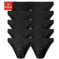 Produktbild: H.I.S Slip Herren Minislip (Packung, 10-St) in Baumwoll-Mix schwarz 5 (M)