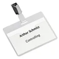 Produktbild: DURABLE Namensschilder mit Clip 9,0 x 6,0 cm - 25 Stück 8106-19